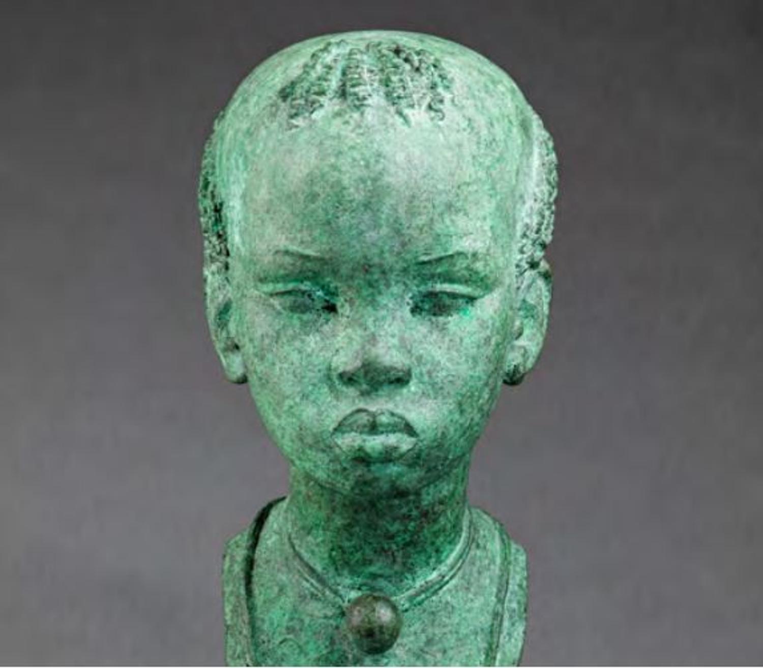 Anna Quinquaud, Néné Galley, fille de Tierno Moktar, chef de Pita (Guinée), bronze, 1930 © Adagp, Paris, 2021 / photo Musées de la ville de Boulogne-Billancourt - Philippe Fuzeau